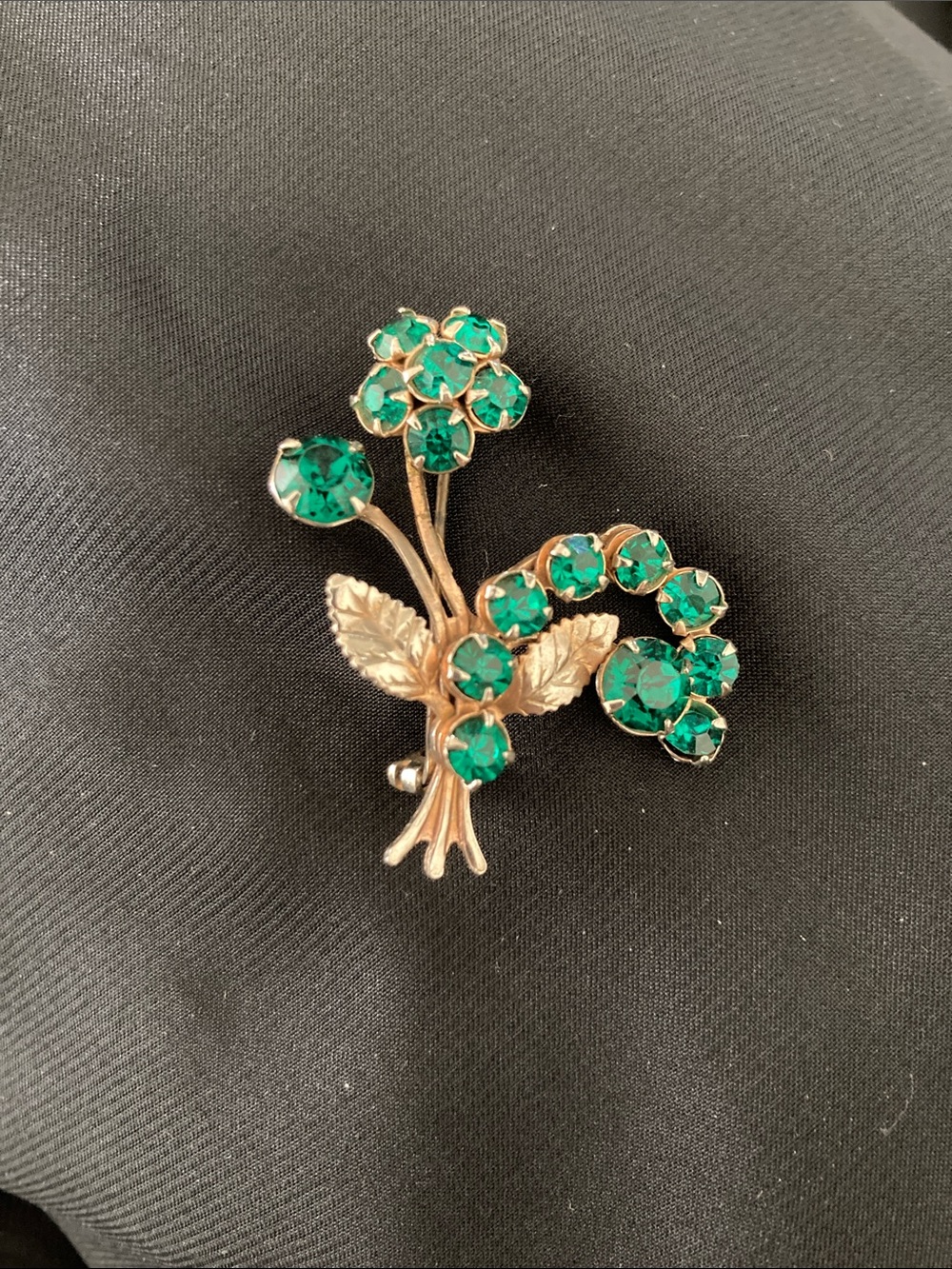 Vintage Floral Bouquet Brooch